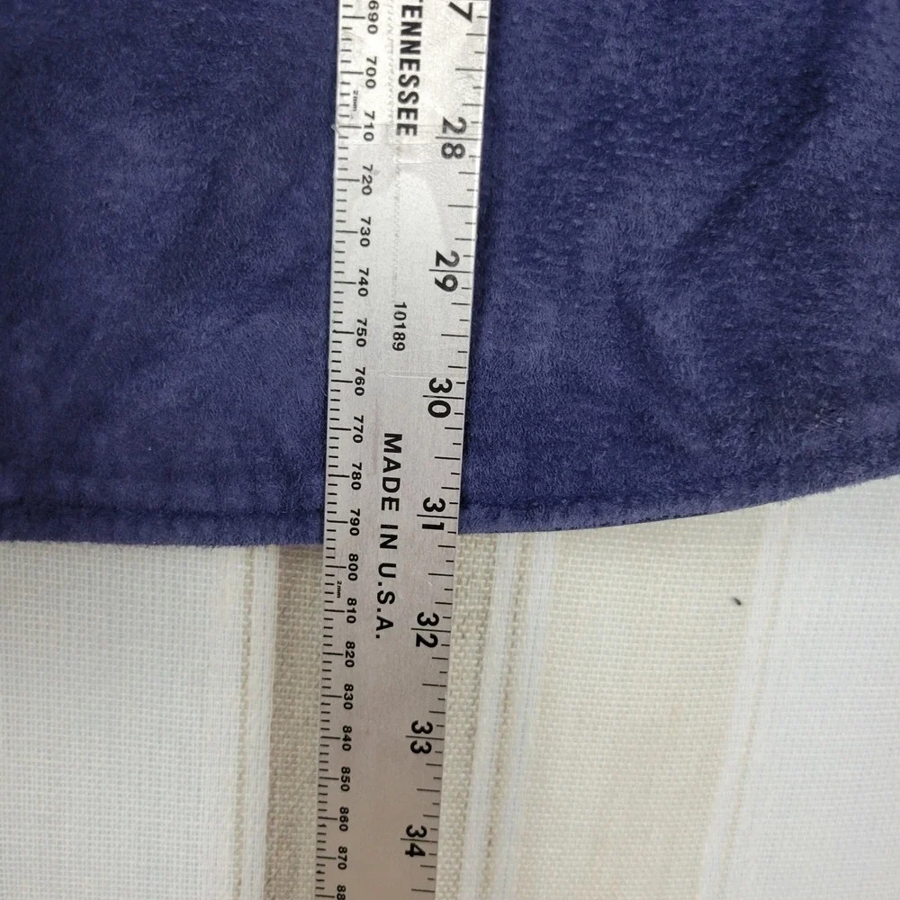 Vintage D&Co Suede Jacket Shacket Blue Purple Size Extra Large‎ - Picture 5 of 11